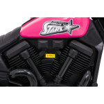 Elektrická motorka STAR - ružová